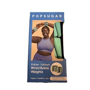 Popsugar Wrist Ankle Weight 1lb Teal New In Box